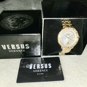 Authentic Versus Versace Gold watch